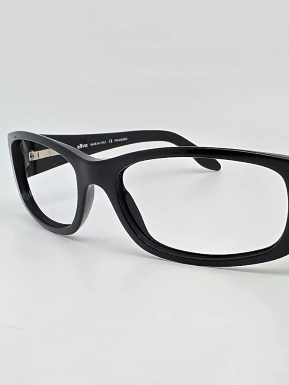 Revo 2512 301/J7 Black Sunglasses Frame w/ Flexhinge and Case Italy 57-18-135
